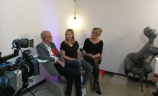 Andreas Schneider und Adriane Bickenbach, Talk aus der Wanne