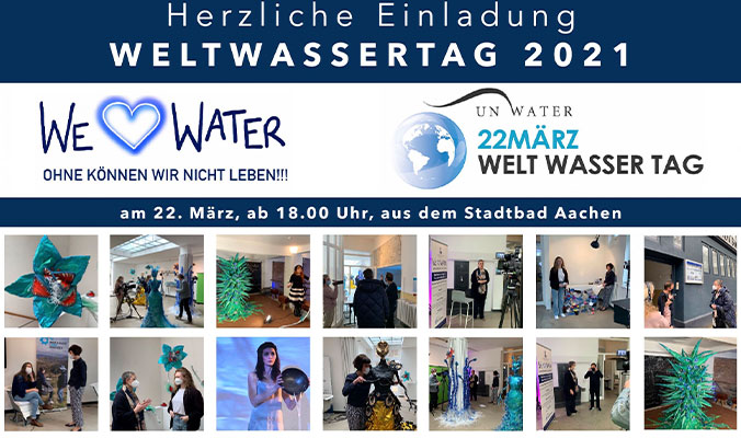 Einladung Weltwassertag 2021 - Stadtbad Aachen