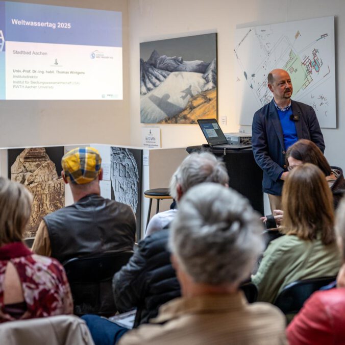 Beitragsbild Rückblick 7. Internationaler Weltwassertag im Stadtbad Aachen 2025.