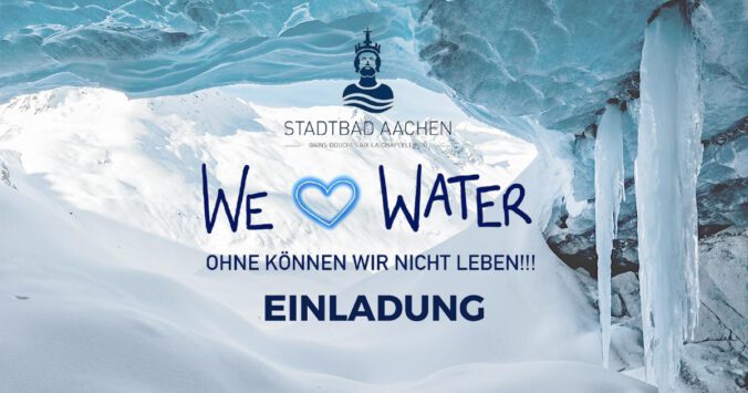 Bild Einladung zum Weltwassertag 2025 im Stadtbad Aachen.