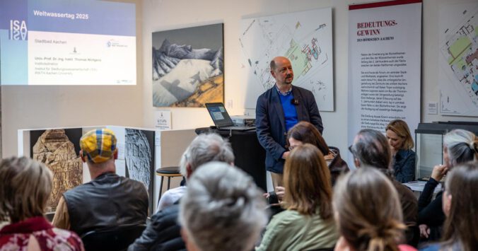 Beitragsbild Rückblick 7. Internationaler Weltwassertag im Stadtbad Aachen 2025.