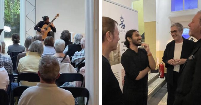 Finale: Viva la Guitarra im Stadtbad Aachen mit Samrat Majumder.